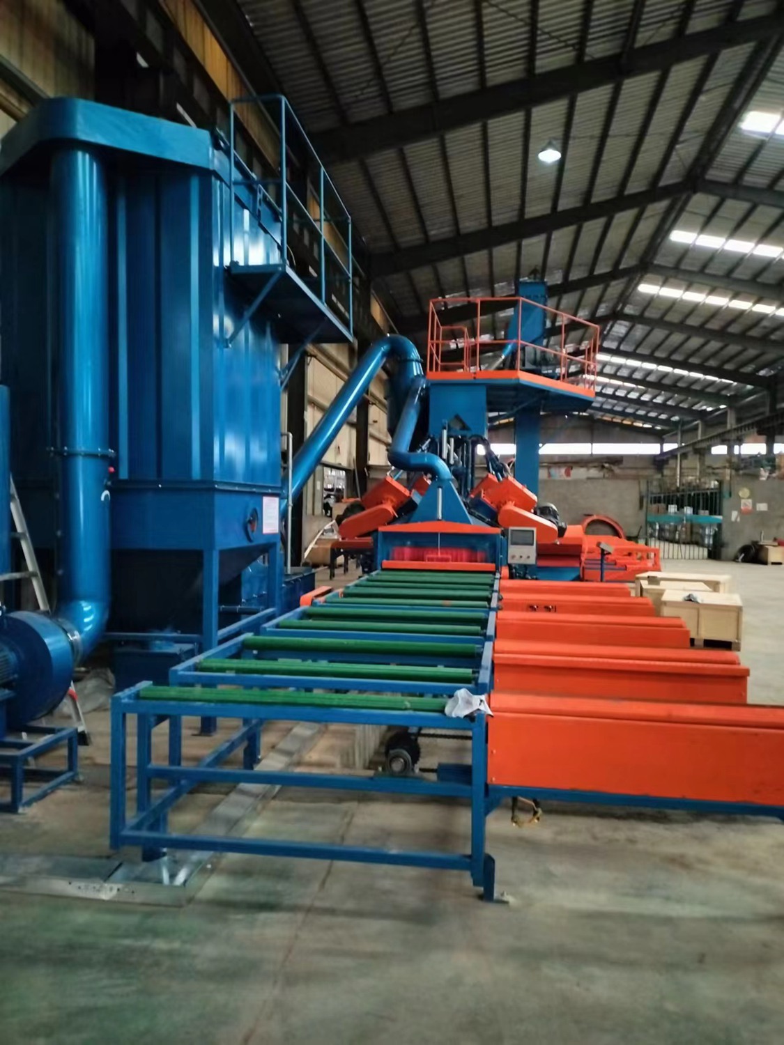 Sand blasting machines