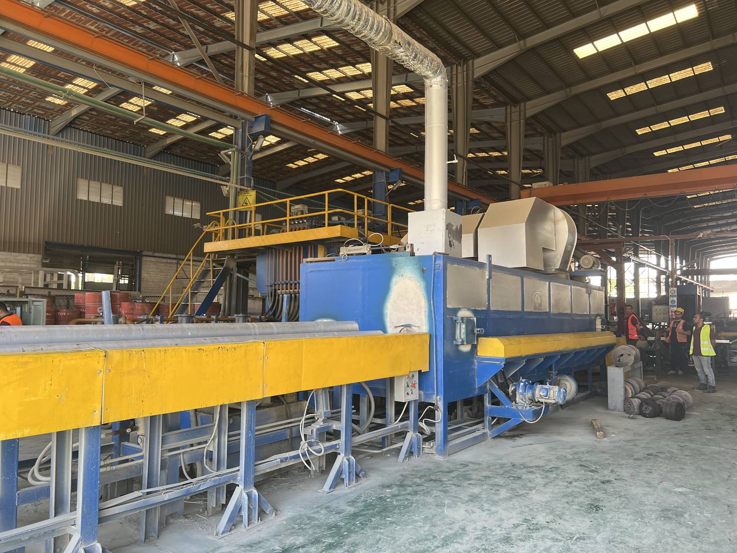 Extrusion production lines